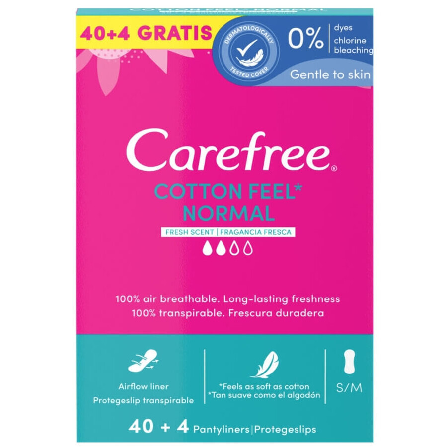 Carefree, Comfort 3D, Damenbinden, 44 Stück