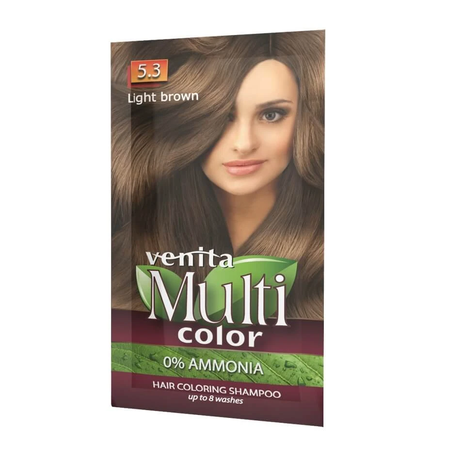 Coloring shampoo Venita MultiColor MultiColor 5.3 light birch, 40g