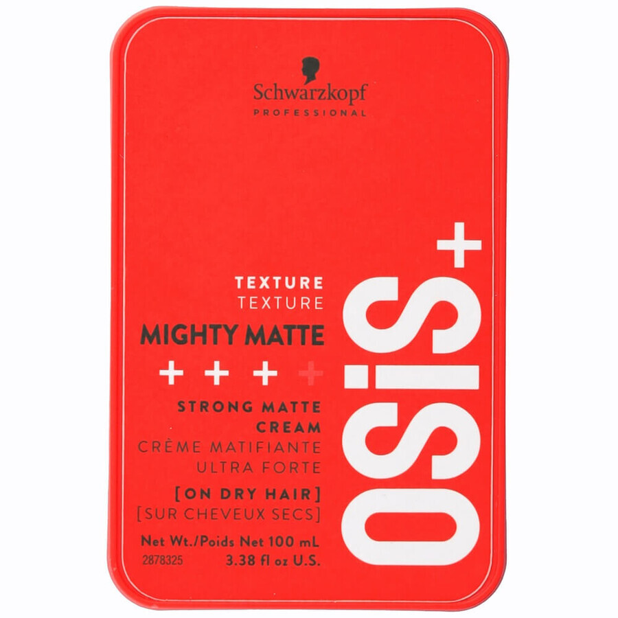 Comprar Schwarzkopf Professional Osis+ Mighty Matte Crema de peinado 100ml Schwarzkopf Professional Osis+ Mighty Matte Crema de peinado 100ml