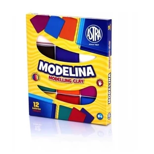 Pâte à modeler Astra, 12 couleurs