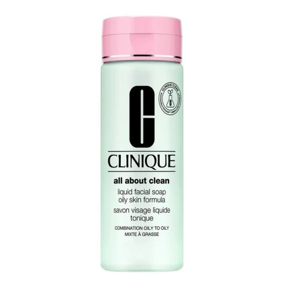 Clinique All About Clean Sapone per il viso per pelli grasse 200ml
