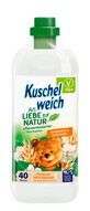 Kuschelweich, Fabric whipping lotion, pear flower and oat milk, 1l