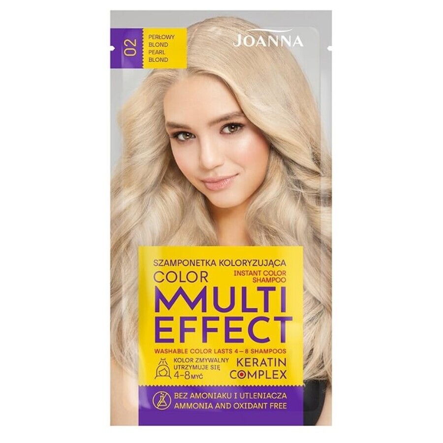 Joanna Multi Effect Shampoo Kleur 02 Parel Blond