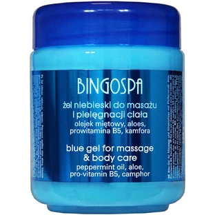 BingoSpa el blauw voor massage en lichaamsverzorging, 500g