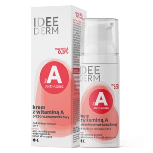 Idea Derm, Crema antiarrugas con vitamina A, 50 ml