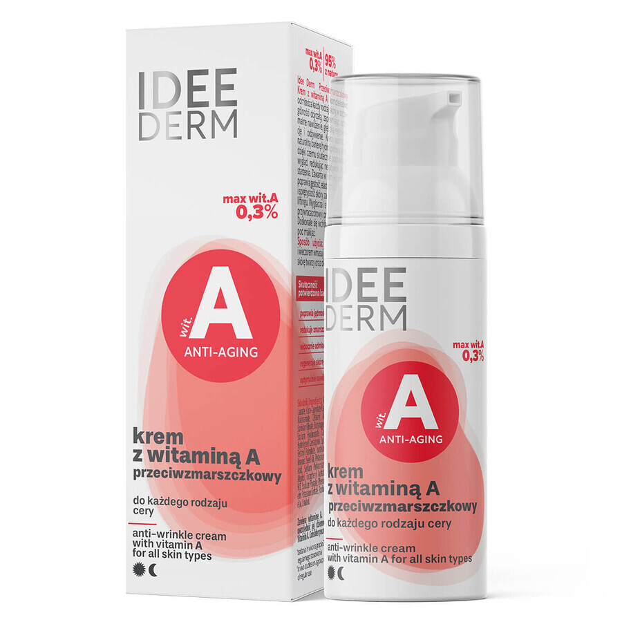 Idea Derm, Anti-rimpelcrème met vitamine A, 50 ml