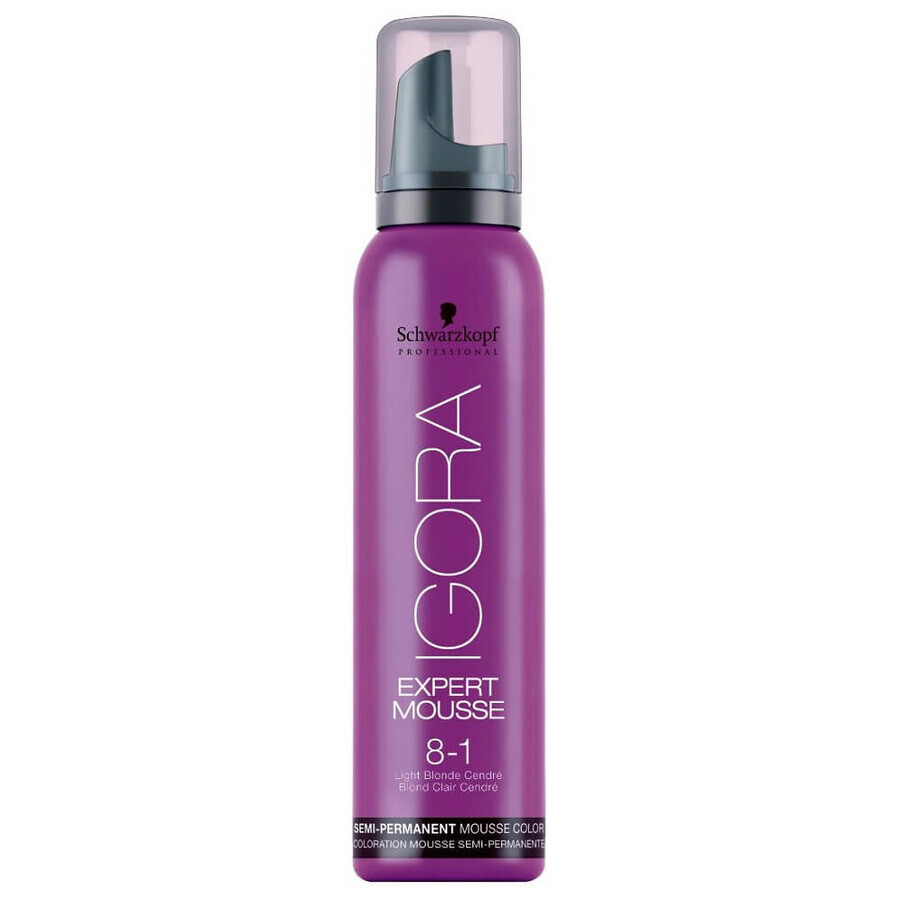 Schwarzkopf Igora Igora Expert Colouring Wax Mousse 8-1 Biondo Grigio Chiaro, 100ml