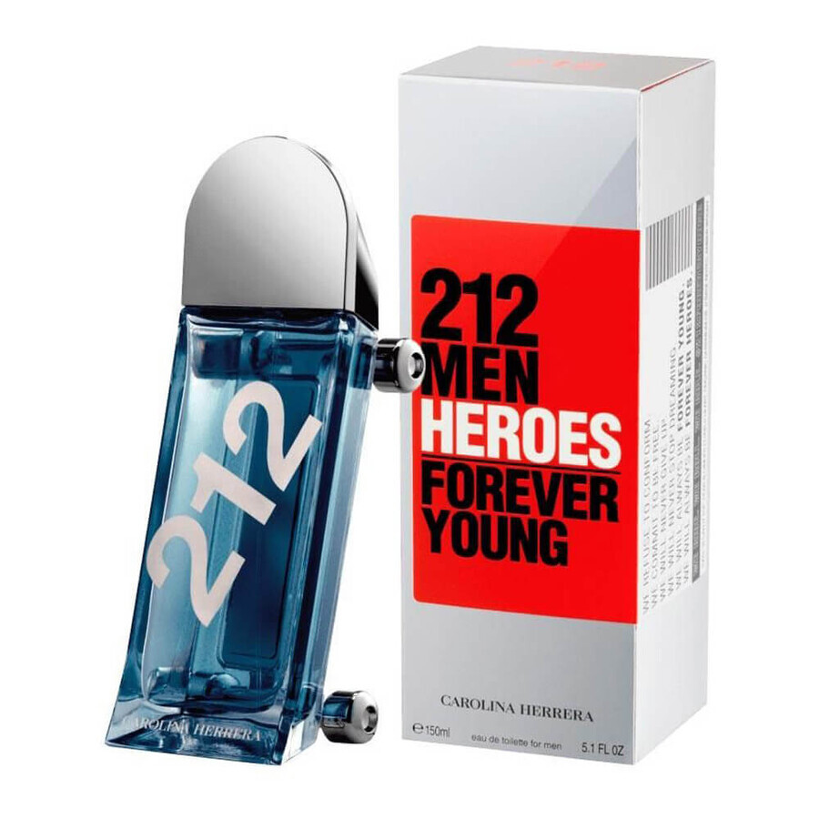 Acquista Carolina Herrera 212 Heroes Forever Forever Young Men Eau de toilette, 150ml Carolina Herrera 212 Heroes Forever Forever Young Men Eau de toilette, 150ml
