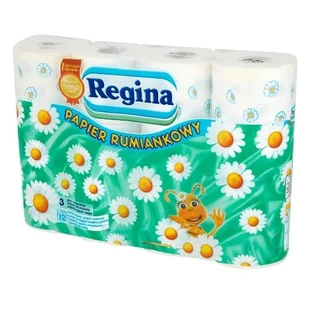 Regina, Toilettenpapier mit Kamille, 12 Rollen