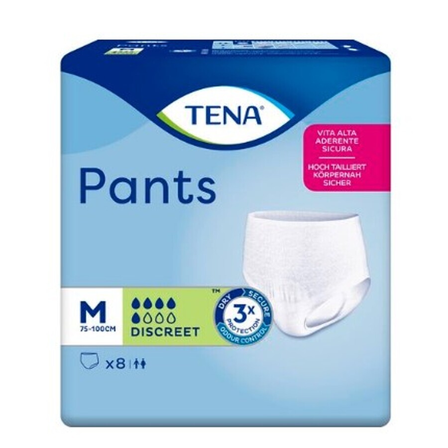 Tena, Discreet M, ropa interior, 8 piezas