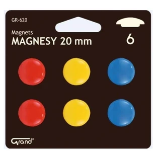 Magnets 20mm, 6 pieces