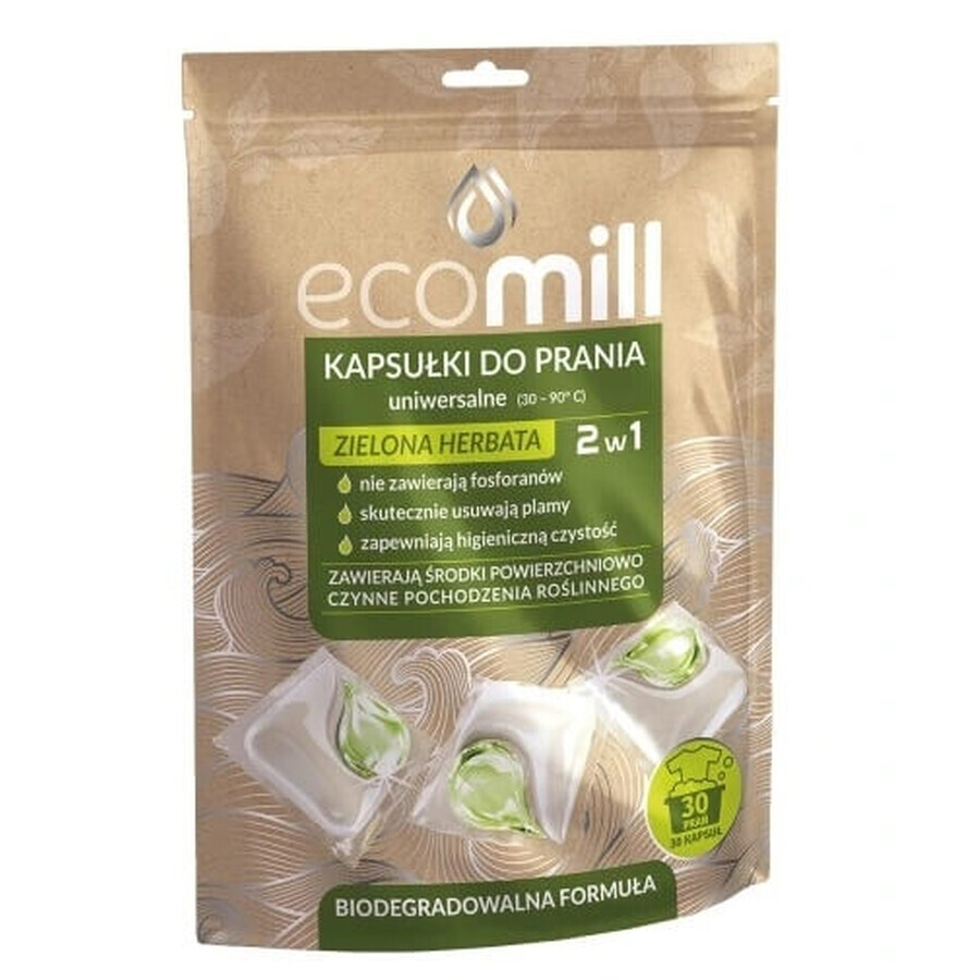 Shop EcoMill Universal Grüntee-Kapseln 2in1, 30 Stück EcoMill Universal Grüntee-Kapseln 2in1, 30 Stück