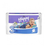 Couches Bella Happy, taille 3, MIDI, 5-9kg, 52 pcs - A plus long terme !