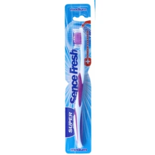 Sence, Fresh Super Clean Medium, Zahnbürste, 1 Stück