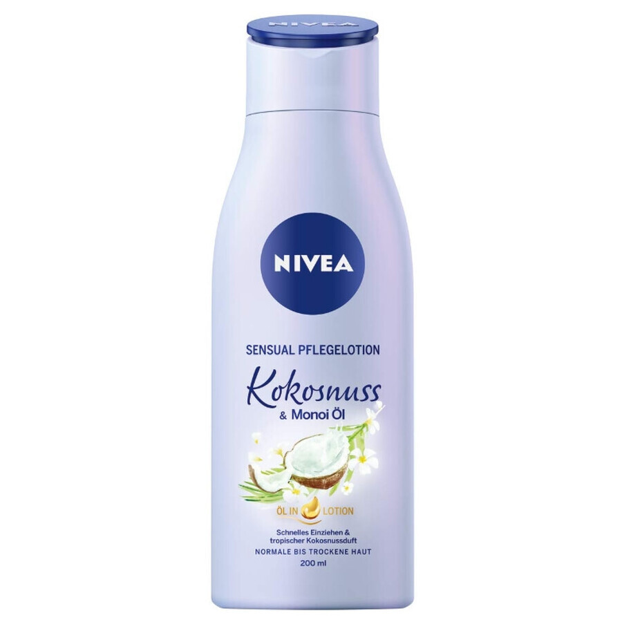 Boutique Nivea Lotion corporelle parfumée à la noix de coco 200 ml Nivea Lotion corporelle parfumée à la noix de coco 200 ml