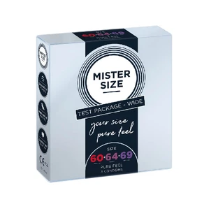 Mister Size Condoms for 60mm 64mm 69mm, 3 pieces