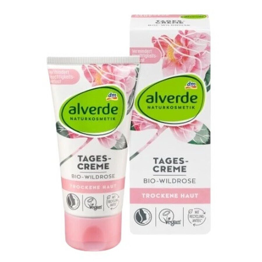 Boutique Alverde, Bio-Wildrose Crème de Jour, Rose Sauvage, 50ml Alverde, Bio-Wildrose Crème de Jour, Rose Sauvage, 50ml