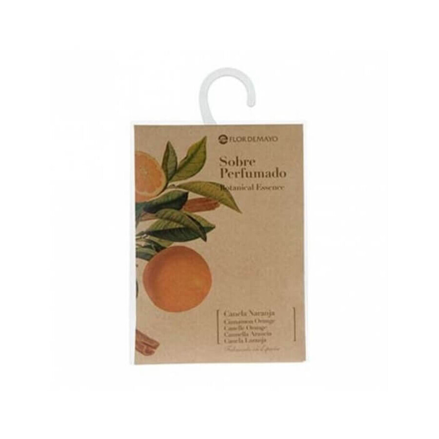 Flor De Mayo Esencia Botánica Canela y Naranja Perfume bolsita, 16g