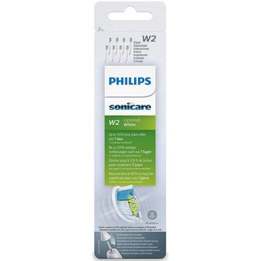 Cumpără Philips, Sonicare HX6068/12, Capete de perie de schimb, 8 bucăți Philips, Sonicare HX6068/12, Capete de perie de schimb, 8 bucăți