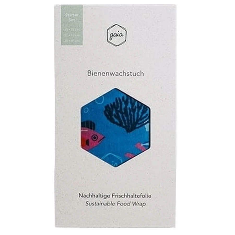 Gaia, Bijenwas Verbruikspapier Set, 3 stuks