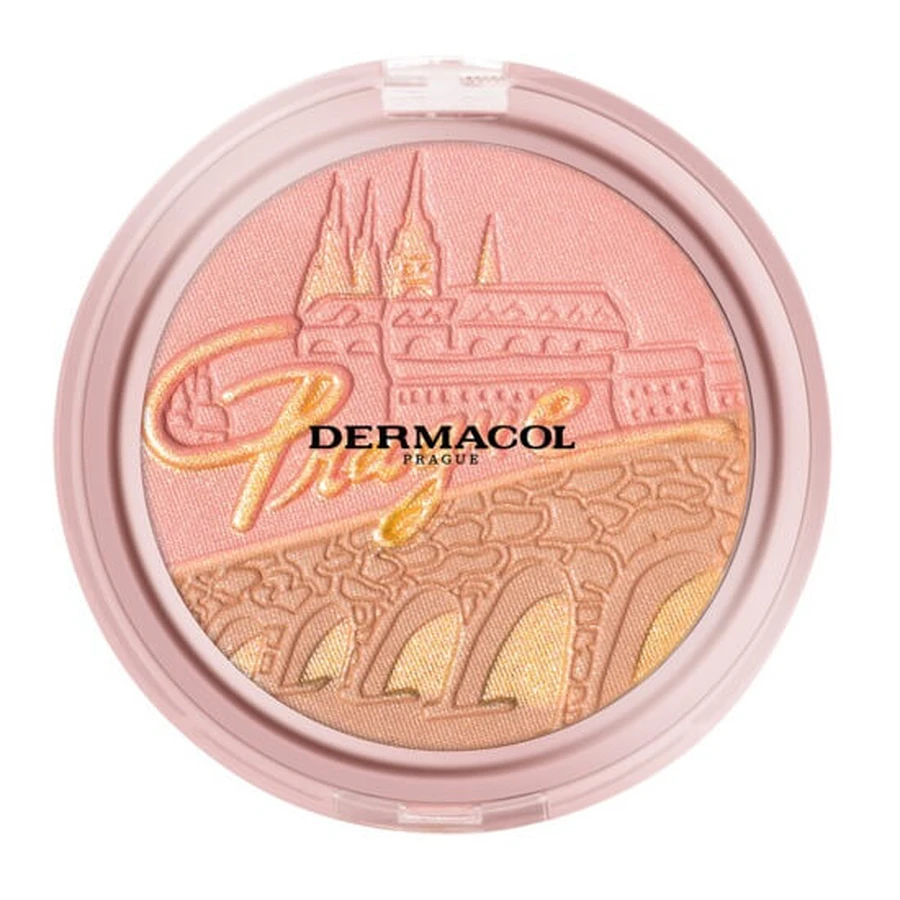 Dermacol Verhelderend en verhelderend poeder met roos, 10.5g