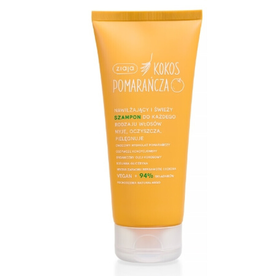 Shop Ziaja Kokos Pomaracza Feuchtigkeitsshampoo für alle Haartypen, 200 ml - Long-life! Ziaja Kokos Pomaracza Feuchtigkeitsshampoo für alle Haartypen, 200 ml - Long-life!