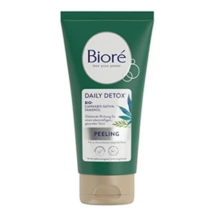 Biore, Ontgiftende scrub, hennep, 125ml