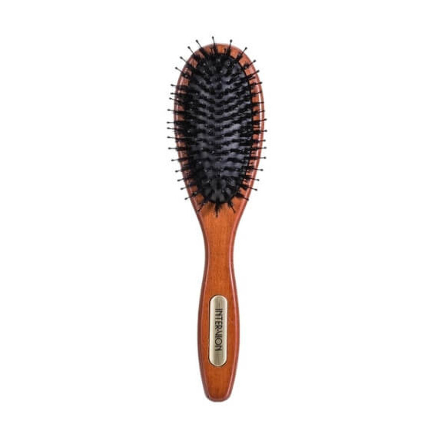 Inter Vion Wooden brush with natural wax and nylon pins