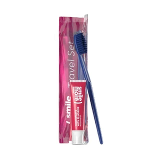 HiSkin Smile toothpaste 30ml + toothbrush Red