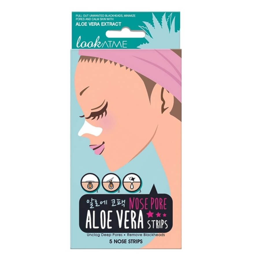 Pansament nazal purificator cu Aloe Vera, 5 buc
