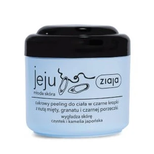 Ziaja, Jeju Moda skóra, Zucker-Körperpeeling gegen Mitesser, 200 ml - Lange haltbar!