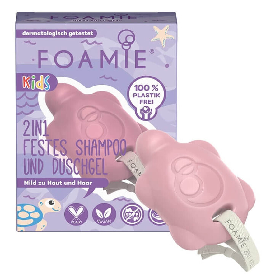 Foamie Almond and Peach Oil 2in1 Shampoo and Shower Gel, 80g