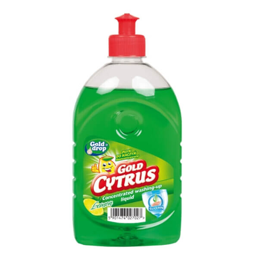 Gold Citrus Afwasmiddel, citroen, 500 ml