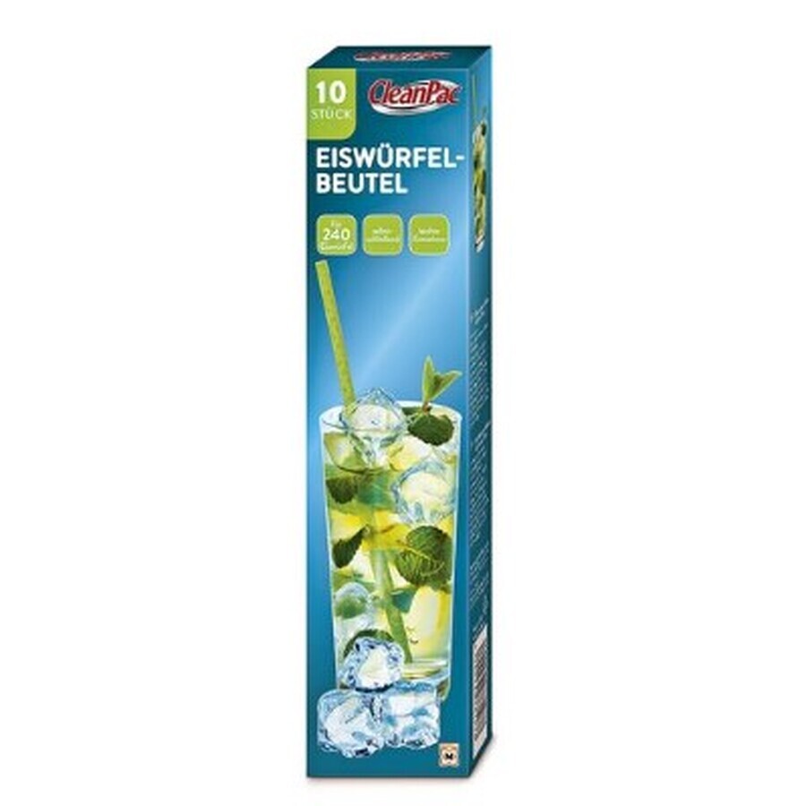 CleanPac, ijsblokzakjes, 10 stuks