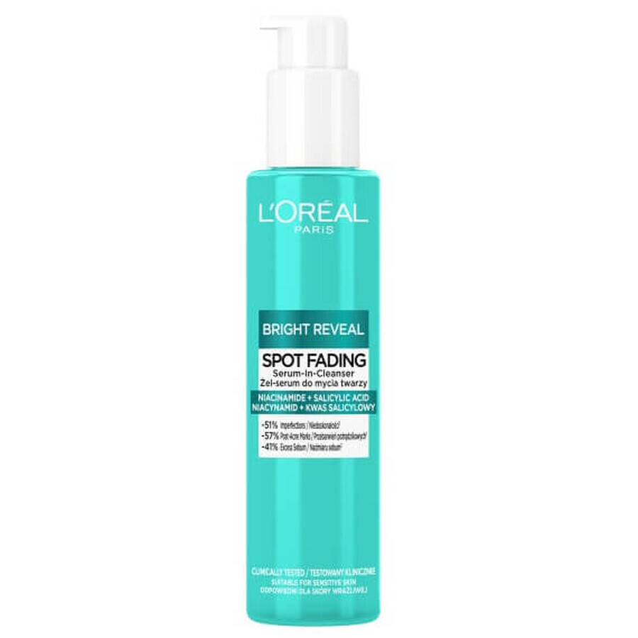 L'Oreal Paris Bright Reveal el-serum face wash, 150ml