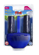 Blink, toilet bowl, blue, 3 pieces