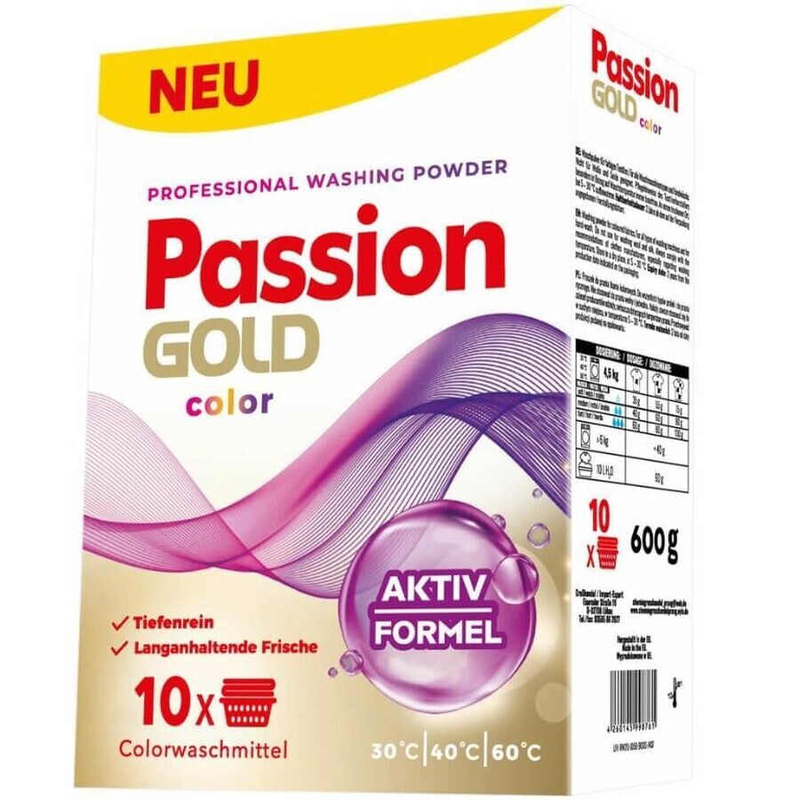 Passion Gold coloring powder, 600g