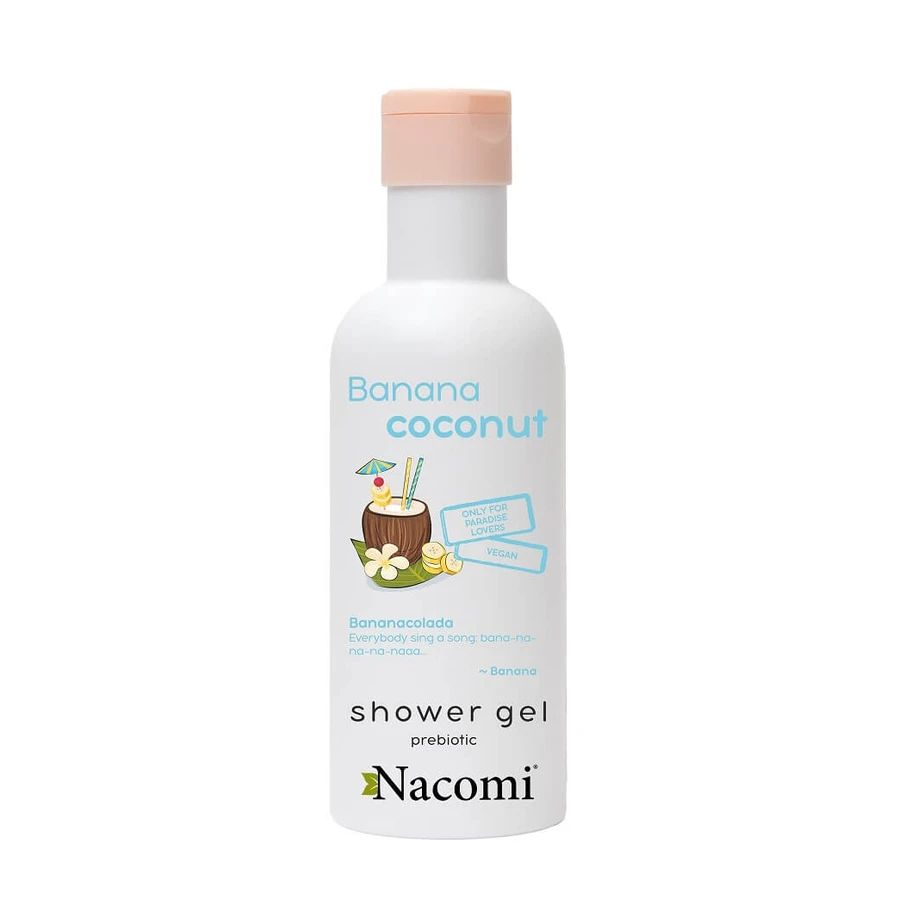 Nacomi douchegel banaan en kokos, 300ml