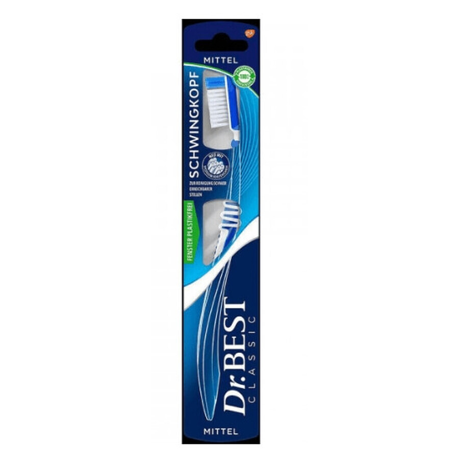 Dr.Best, Toothbrush with oscillating head, medium, 1 pc