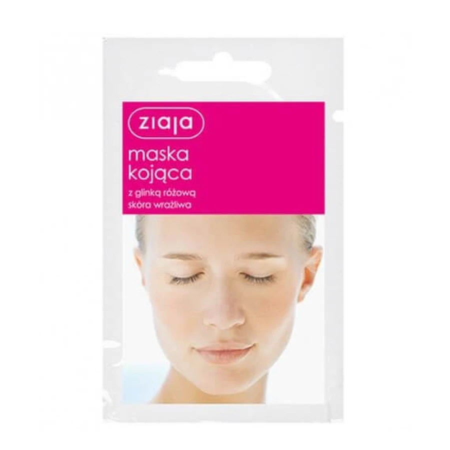 Ziaja, Kojca mask with rose clay, fair complexion, 7ml - Long shelf life!