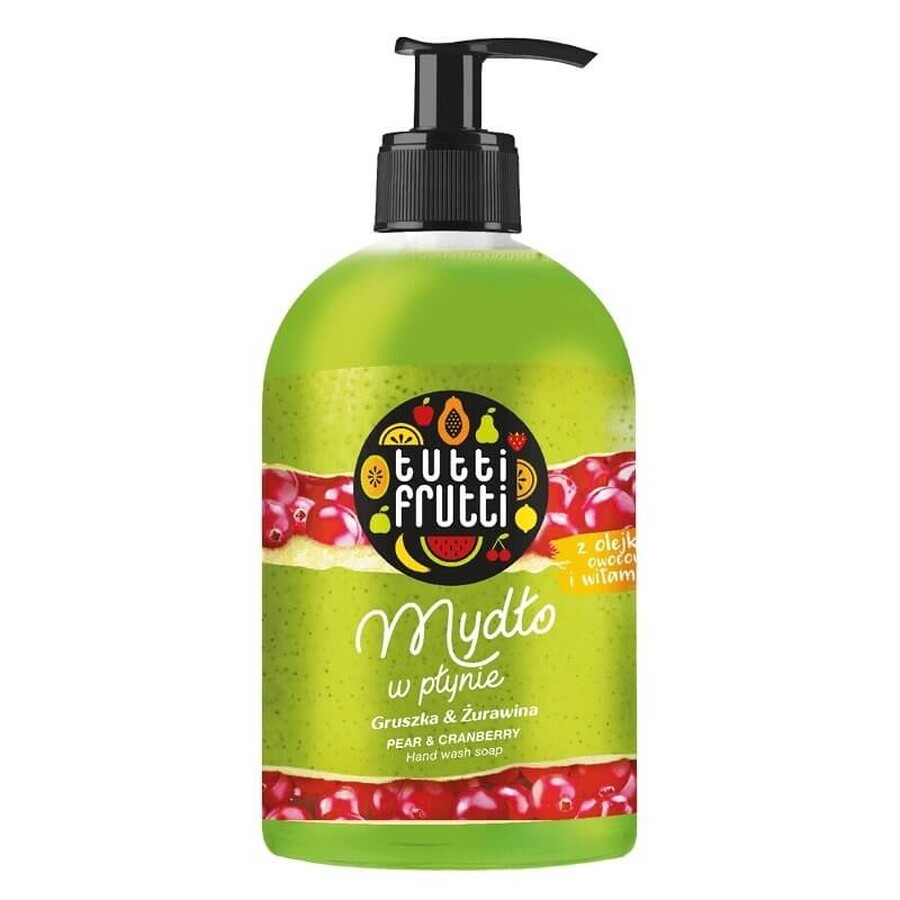 Farmona Tutti Frutti Schuimende Zeep met Fruitoliën Peer & Veenbes, 500ml