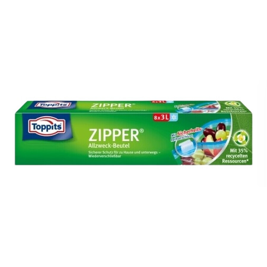 Zipper, Sacs multifonctions 3l, 8 pièces