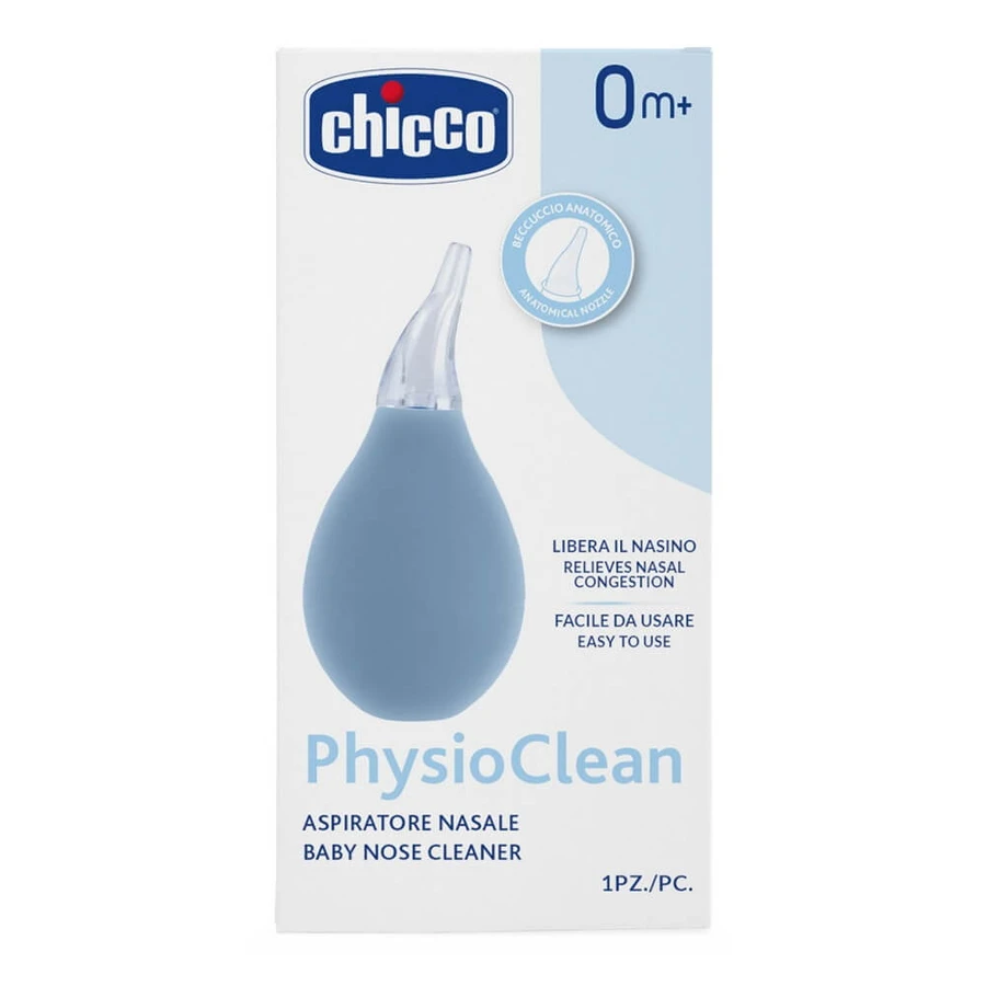 Aspirador nasal Chicco PhysioClean 0m+, 1 ud.