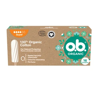 Organic Super Pads, 16 unidades, OB