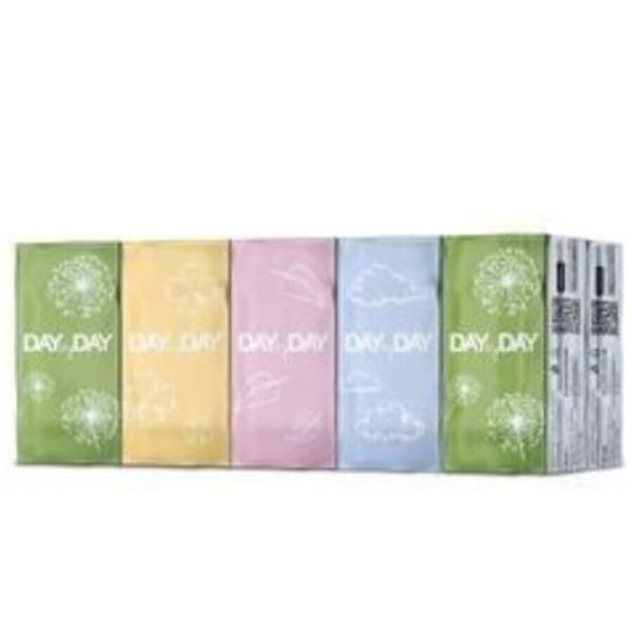 Buy Day By Day 4-ply sanitary napkins, pack of 10 x 9 pcs. Day By Day 4-ply sanitary napkins, pack of 10 x 9 pcs.
