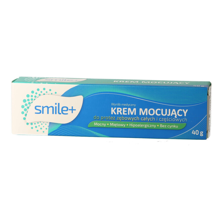 Smile+ Kunstgebit Fixerende Crème, 40 g