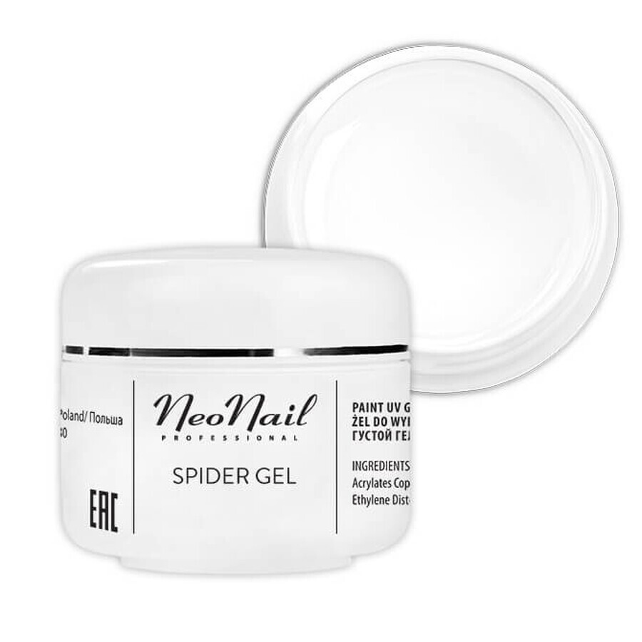 NeoNail Spider Gel el for zdobie white, 5g