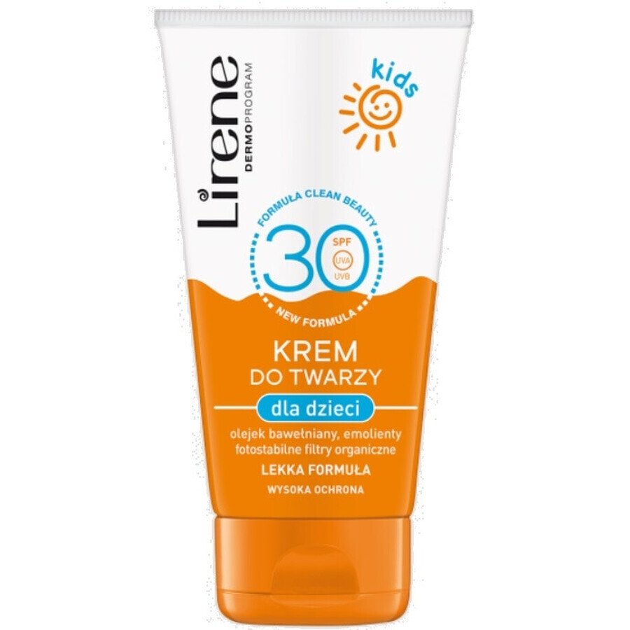 Acquista Lirene Dermoprogramma Crema viso bambini SPF 30, 50 ml Lirene Dermoprogramma Crema viso bambini SPF 30, 50 ml