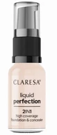Claresa Liquid Perfect 2in1 concealer 101, 34 g
