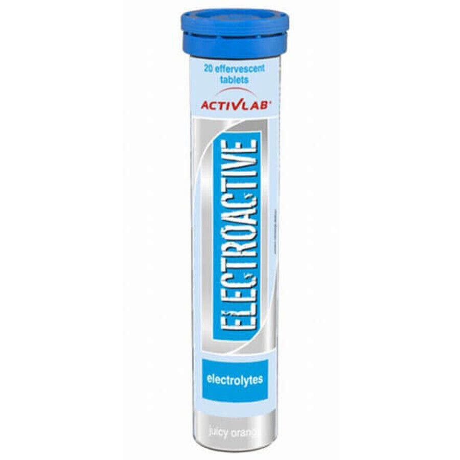 Electroactiv orange flavor 20 effervescent tablets
